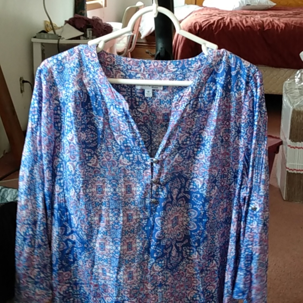 Kim Rogers women's plus size 1X blouse